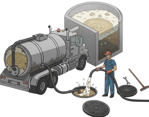 Professional Grease Trap Pump-Out Service